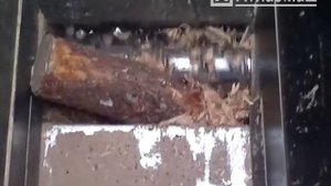 АТЛАСМАШ Шредер промышленный WN-1100 : дробление отходов бревен, стволов дерева, бруса