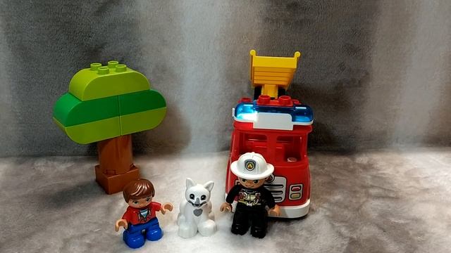 Видео для отзыва Lego Duplo 10901 Пожарная машина с мигалкой смотреть онлайн