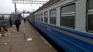 ЭР9Е - 632. Помошная - Одесса прибывает на станцию Одесса-Восточная. Одесса.Украина