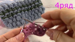 Потрясающий Узор "КРЫЖОВНИК". / knitting pattern/.