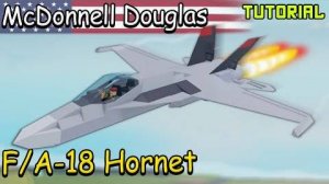 F/A-18 Hornet Plane Crazy - Tutorial