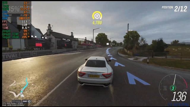 Forza Horizon 4 | RX VEGA 8 AMD Ryzen™ 7 5700G