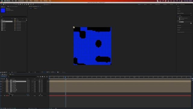 ASCII Typography and Grayscale Shader | After Effects Tutorial