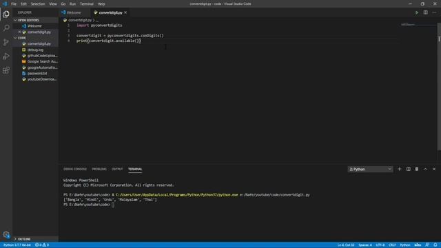 Convert English digits to other languages in Python | Pyconvertdigits смотреть онлайн