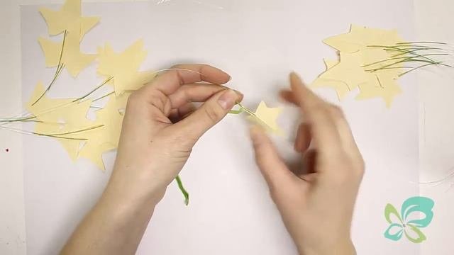 Плющ из фоамирана L Из серии мастер-классов по созданию венка 