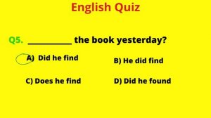 English Quiz - Test Your English - Present Simple, Present Perfect