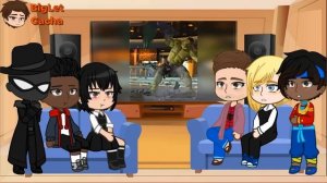 Spider-man Across the Spider Verse react to Avengers {| gacha club |}?? | Full Video