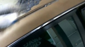 Как снять китайскую виниловую пленку с крыши  . Золотой Ниссан .#1