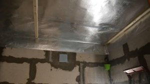 СТРОИТЕЛЬСТВО МИНИ БАНИ ПАРОИЗОЛЯЦИЯ ПОТОЛКА