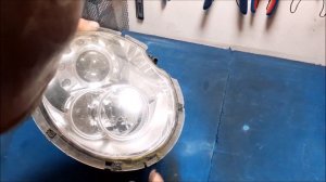 Антихром, оклейка обода фар пленкой на MINI Cooper S