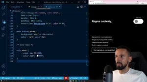 Dark Theme z localStorage i CSS variables! ?  Tutorial HTML CSS i Javascript dla początkujących!