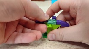 Простой цветок из Lego