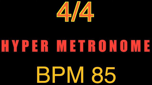 HYPER METRONOME 4/4 16 BARS (Count-In 1Bar) BPM-40 TO BPM- 200 смотреть онлайн