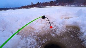 Рыбалка на реке НЕПРЕДСКАЗУЕМА. Ловля ПЛОТВЫ на реке. Зимняя рыбалка 2022.