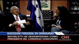 Entrevista al nuevo Presidente de Honduras Roberto Micheletti