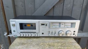 Винтажная стерео кассетная дека Panasonic RS-635 1981 года выпуска-ЯПОНИЯ
