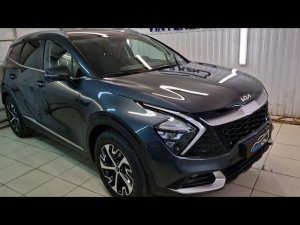 Kia Sportage - забронировали полиуретановой плёнкой переднюю часть и зоны риска повреждения кузова