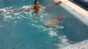 Тренировка 15/07/2013. Синхронное плавание. Учим учим ...Барракуда