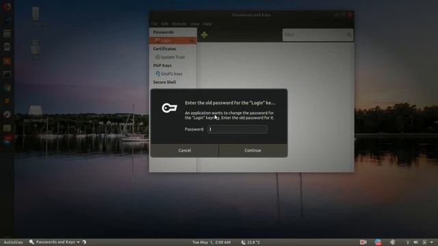 Fix Google Chrome unlock keyring popup on Ubuntu 18.04 смотреть онлайн