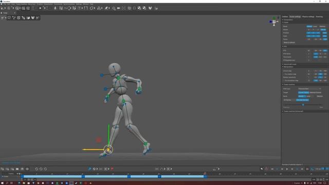 Анимация Удара (Cascadeur) смотреть онлайн