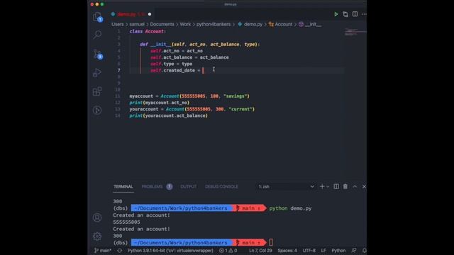 Understand OOP in Python, __init__, and super() | Python for Bankers 3