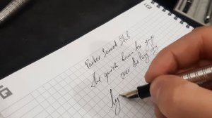 Parker Sonnet stub nib (custom)