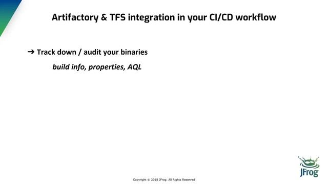 [Webinar] Binary Repository Management with JFrog Artifactory and TFS