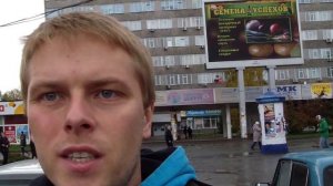 Экран на площади Калинина, Новосибирск