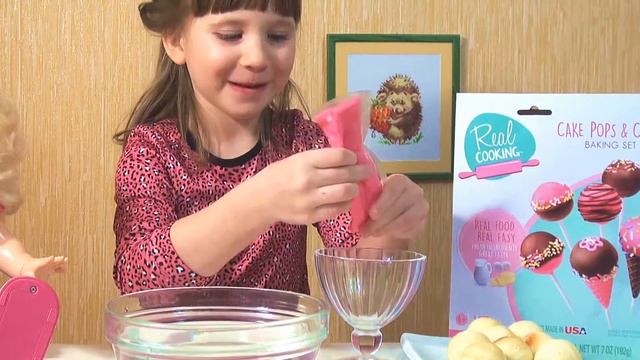 Как приготовить Кейк попсы, распаковка набора, HOW to make CAKE pops
