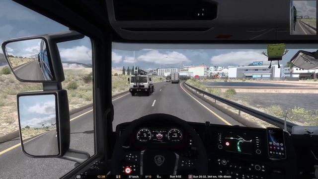 61 ton Locomotive - Vossloh G6 | Scania R730 V8 | Jerash ?? - Larnaca ?? | ETS2 1.45 gameplay смотреть онлайн