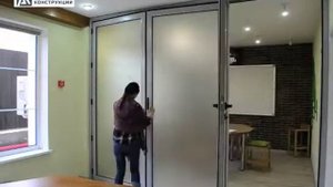 Принцип работы дверей гармошка