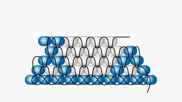Плетение Маген Давида Кирпичным Стежком ДЛЯ ЛЕВШЕЙ смотреть онлайн