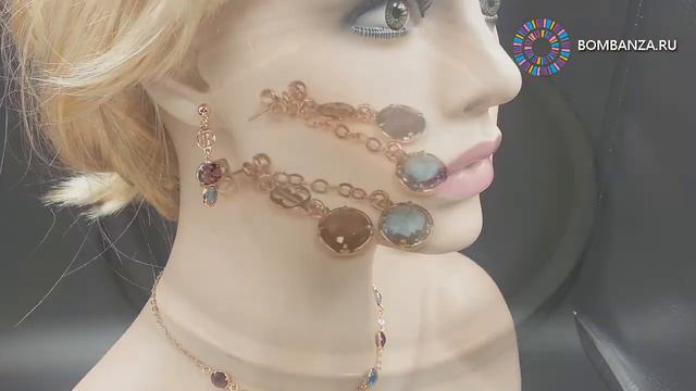 👍 NEW 👉 Серьги Boccadamo Cristallarte, XOR411RS BL/V/RG. Ювелирная бижутерия из Италии