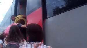 Посадка в "Ласточку" Новороссийск-Ростов