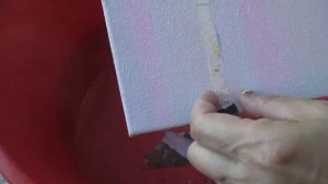 Как снять акриловую краску с холста за 5 минут/Жидкий акрил для начинающих