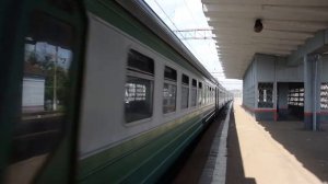 Электропоезд ЭД4М-0345 станция Толстопальцево 2.06.2016