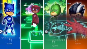 Catboy 🆚 Gekko 🆚 Owlette 🆚 Romeo PJ Masks Tiles Hop EDM Rush