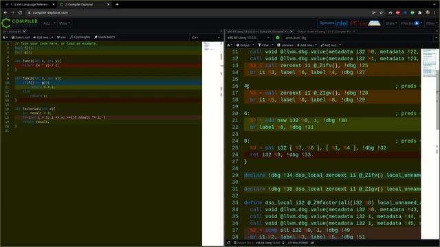 Reading LLVM IR смотреть онлайн
