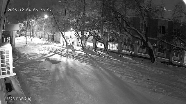 Видеокамера IP SMR-2325-POE (2.8мм). Ночная запись. смотреть онлайн