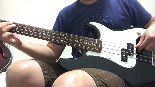 1998 Fender Squier Precision Bass Made in Mexico Gold Logo Transition Model смотреть онлайн