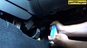 VW Golf 7 AC clima disinfection DIY