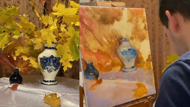 Как написать натюрморт маслом alla prima смотреть онлайн