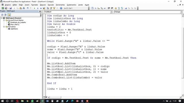 EXCEL VBA 2020 FILTRO EM LISTBOX E COMBOBOX смотреть онлайн