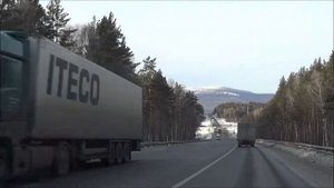 Трасса М5 Урал От обелиска Европа Азия до Златоуста
