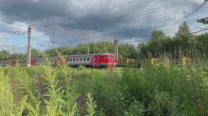 Электропоезд ЭТ2М-139, станция Пупышево