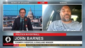 Former footballer John Barnes says he would not "take the knee"