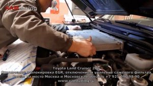 TOYOTA LAND CRUISER 200 отключение и блокировка EGR отключение и удаление сажевых фильтров
