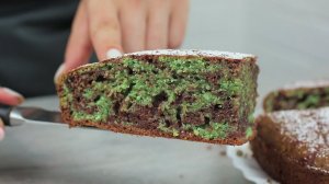 Шоколадно-Мятный пирог к чаю. Нежная выпечка на кефире