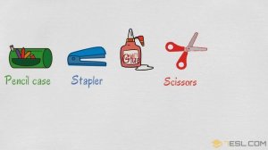 Things in the Classroom | Classroom Objects Vocabulary Words List