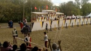 Турнир Святого Георгия 2015. Падение с лошади участника турнира